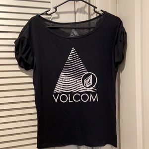 Black Volcom Blouse